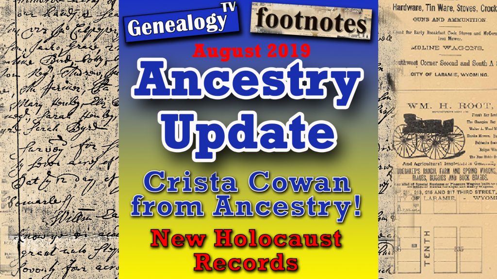 Ancestry Update: New Holocaust Records for free.